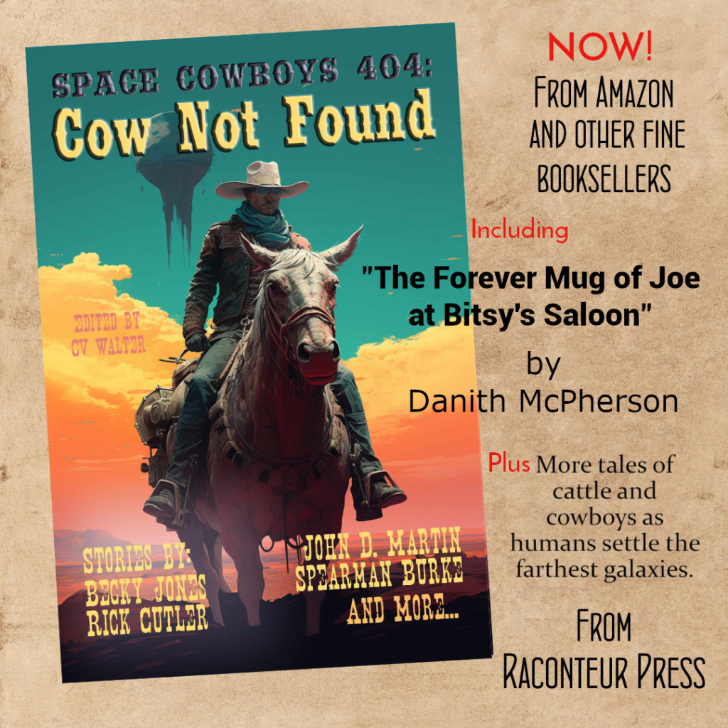 Image of the cover of the anthology Space Cowboys 404: Cow Not Found